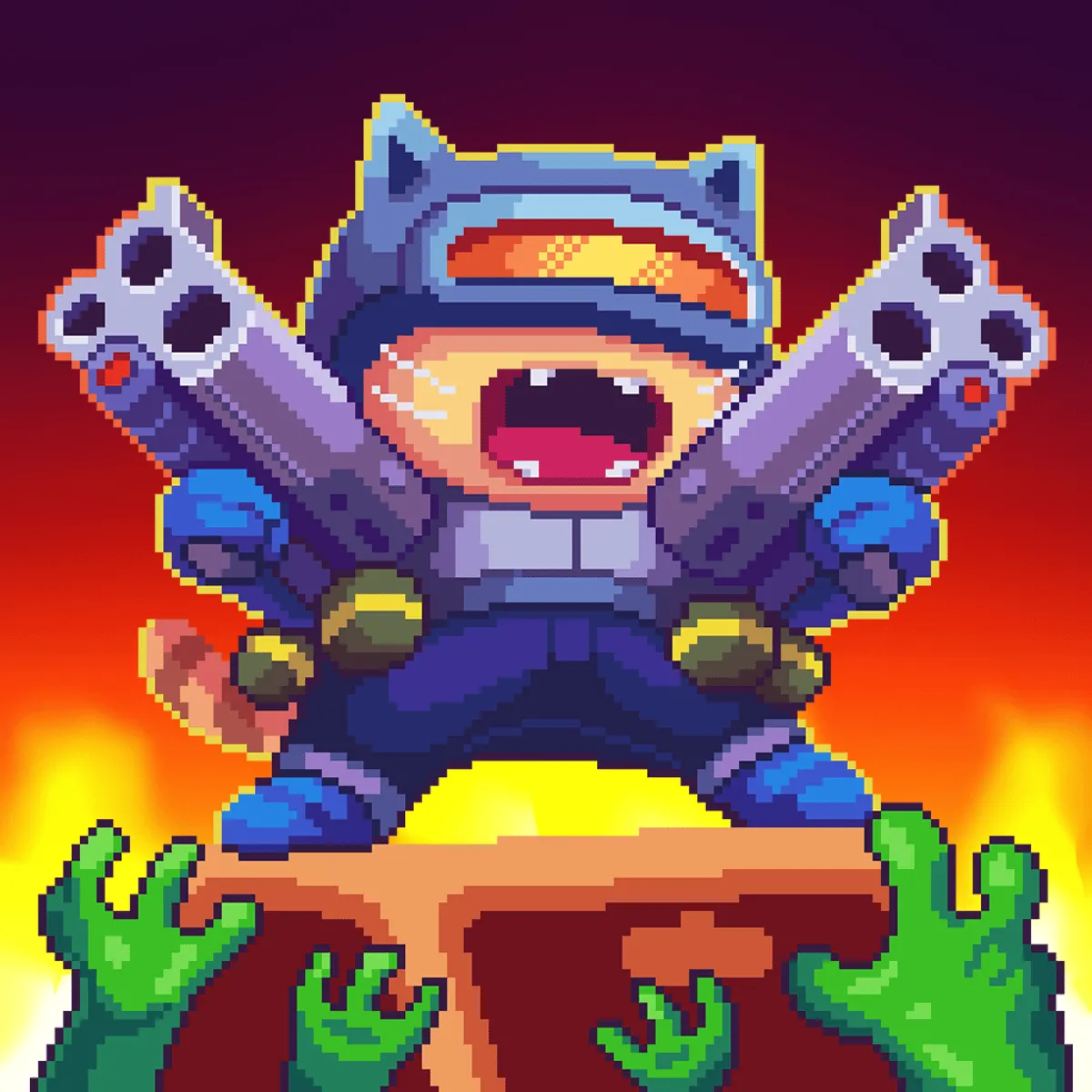 Cat Gunner Super Zombie Shoot - play free online game