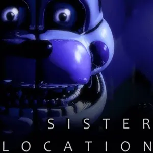 FNAF Sister Location - Underground facility with Funtime animatronics
